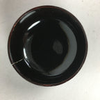 Japanese Wooden Lacquered Tea Caddy Vtg Natsume Sado Ceremony NM81