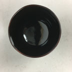 Japanese Wooden Lacquered Tea Caddy Vtg Natsume Sado Ceremony NM81