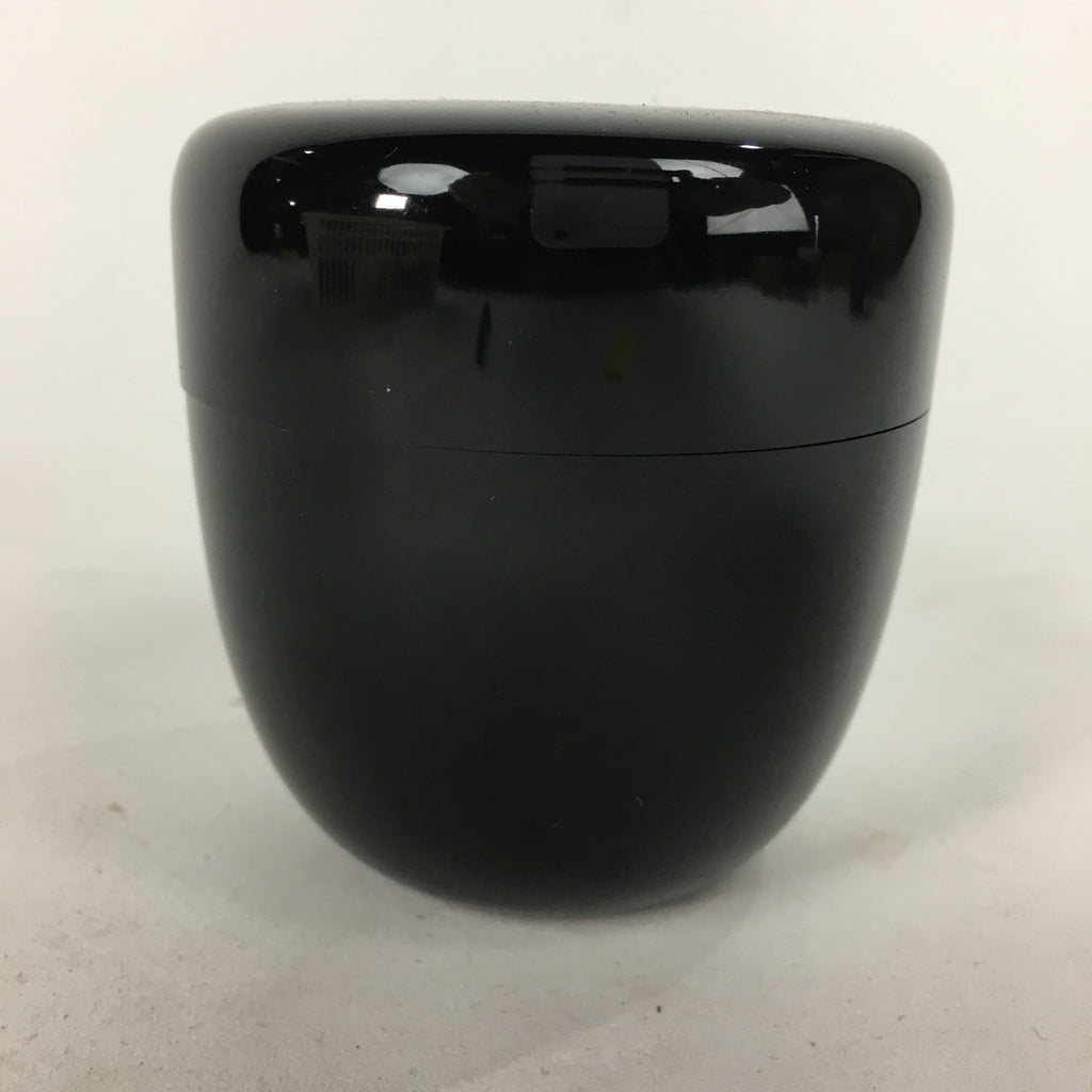 Japanese Wooden Lacquered Tea Caddy Vtg Natsume Sado Ceremony NM82