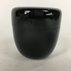 Japanese Wooden Lacquered Tea Caddy Vtg Natsume Sado Ceremony NM82