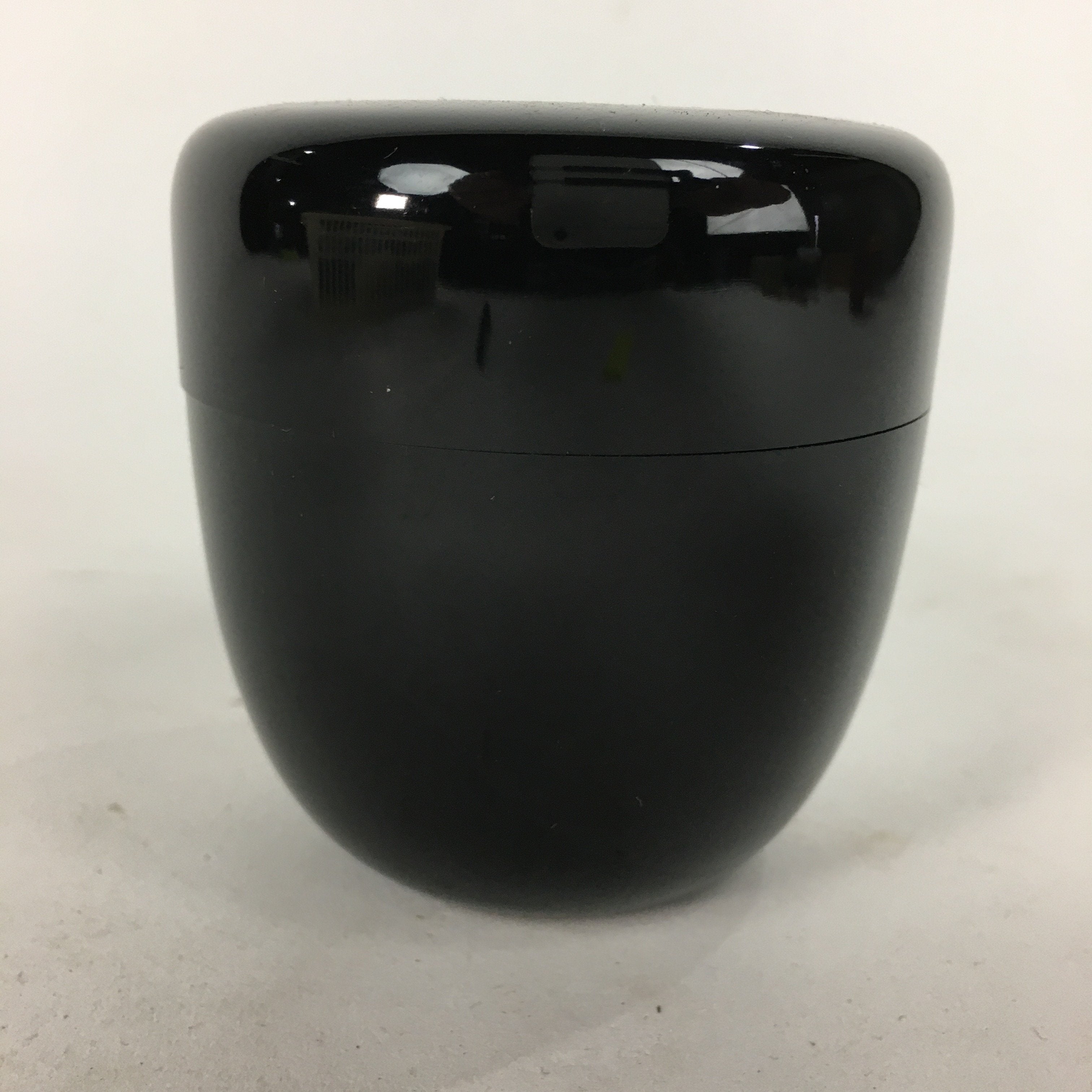 Japanese Wooden Lacquered Tea Caddy Vtg Natsume Sado Ceremony NM82