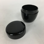 Japanese Wooden Lacquered Tea Caddy Vtg Natsume Sado Ceremony NM82