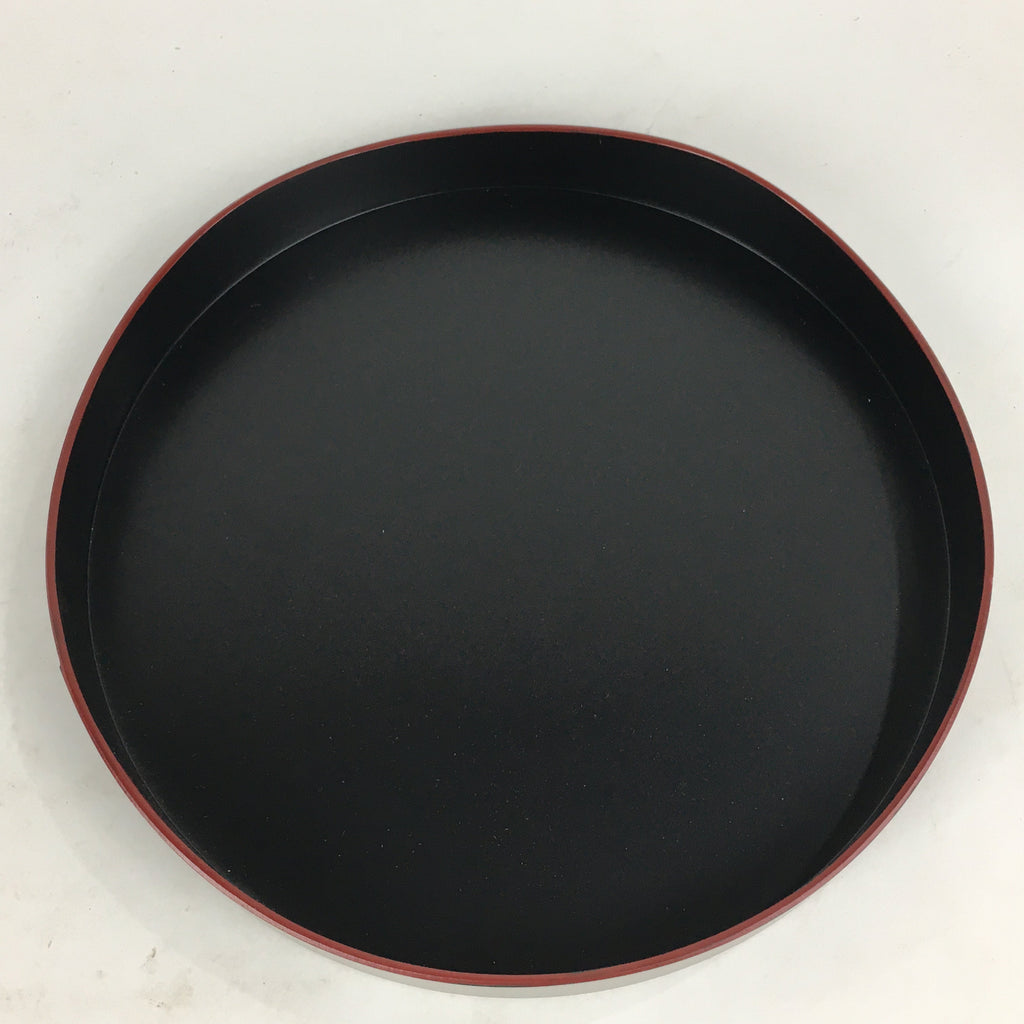 Japanese Wooden Lacquered Tray Obon Vtg Sando-Bon Tea Ceremony UR617