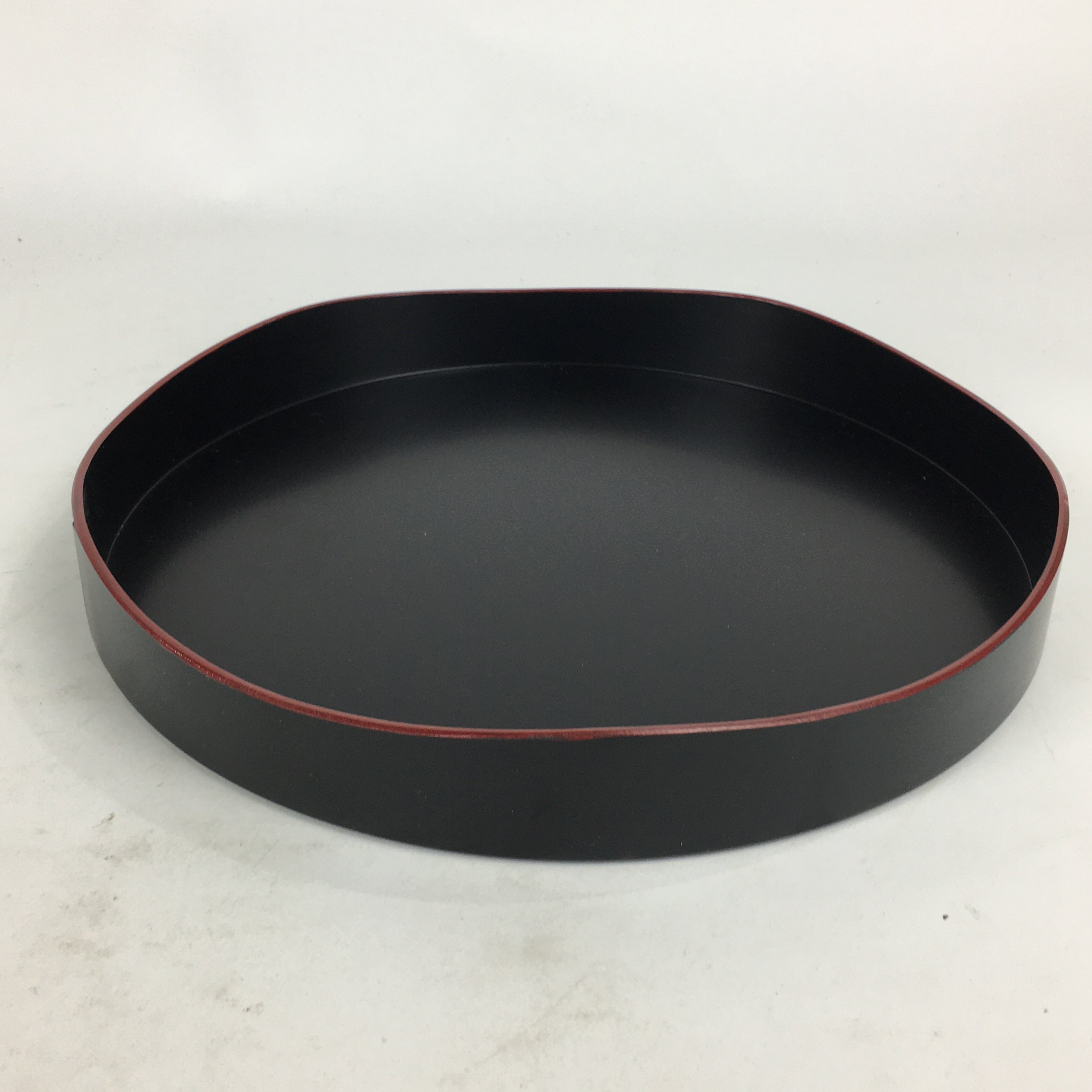 Japanese Wooden Lacquered Tray Obon Vtg Sando-Bon Tea Ceremony UR617