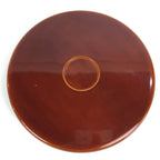 Japanese Wooden Lacquered Tray Obon Vtg Shunkei-Nuri Round Shape UR538