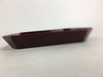 Japanese Wooden Lacquered Tray Obon Vtg Shunkei-Nuri Square Shape Red UR541