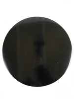 Japanese Wooden Lacquered Tray Obon Vtg Wavy Edge Round Black Red UR845