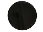Japanese Wooden Lacquered Tray Round Obon Vtg Nurimono Black UR806