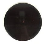 Japanese Wooden Lacquered Tray Round Obon Vtg Nurimono Dark Brown UR788