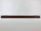 Japanese Wooden Lacquered Tray Vtg Nurimono Obon Rectangle Brown UR813