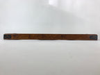 Japanese Wooden Lacquered Tray Vtg Nurimono Obon Rectangle Brown UR813