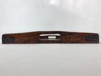 Japanese Wooden Lacquered Tray Vtg Nurimono Obon Rectangle Brown UR813