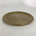 Japanese Wooden Lacquerware 2pc Plates Vtg Round Senmaki Hida-Takayama UR583