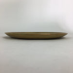 Japanese Wooden Lacquerware 2pc Plates Vtg Round Senmaki Hida-Takayama UR583