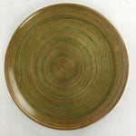 Japanese Wooden Lacquerware 2pc Plates Vtg Round Senmaki Hida-Takayama UR583