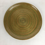 Japanese Wooden Lacquerware 2pc Plates Vtg Round Senmaki Hida-Takayama UR583