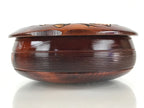Japanese Wooden Lacquerware Lidded Snack Bowl Kashiki Vtg Tea Ceremony PX664