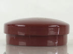 Japanese Wooden Lacquerware Lidded Toothpick Case Yoji-Ire Vtg Flower Pine UR853