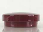Japanese Wooden Lacquerware Lidded Toothpick Case Yoji-Ire Vtg Flower Red PX676