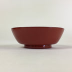 Japanese Wooden Lacquerware Small Bowl Vtg Urushinuri Red Kobachi UR768