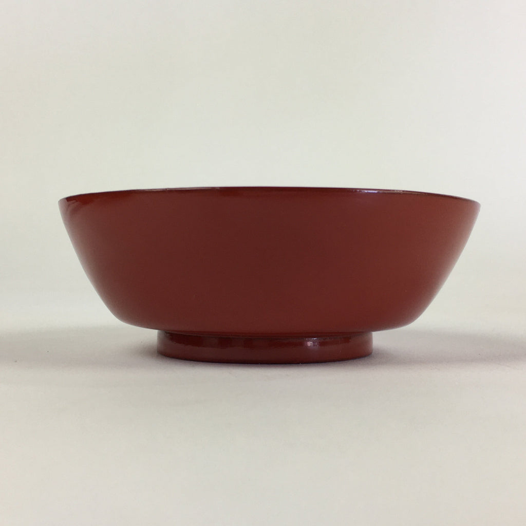 Japanese Wooden Lacquerware Small Bowl Vtg Urushinuri Red Kobachi UR768
