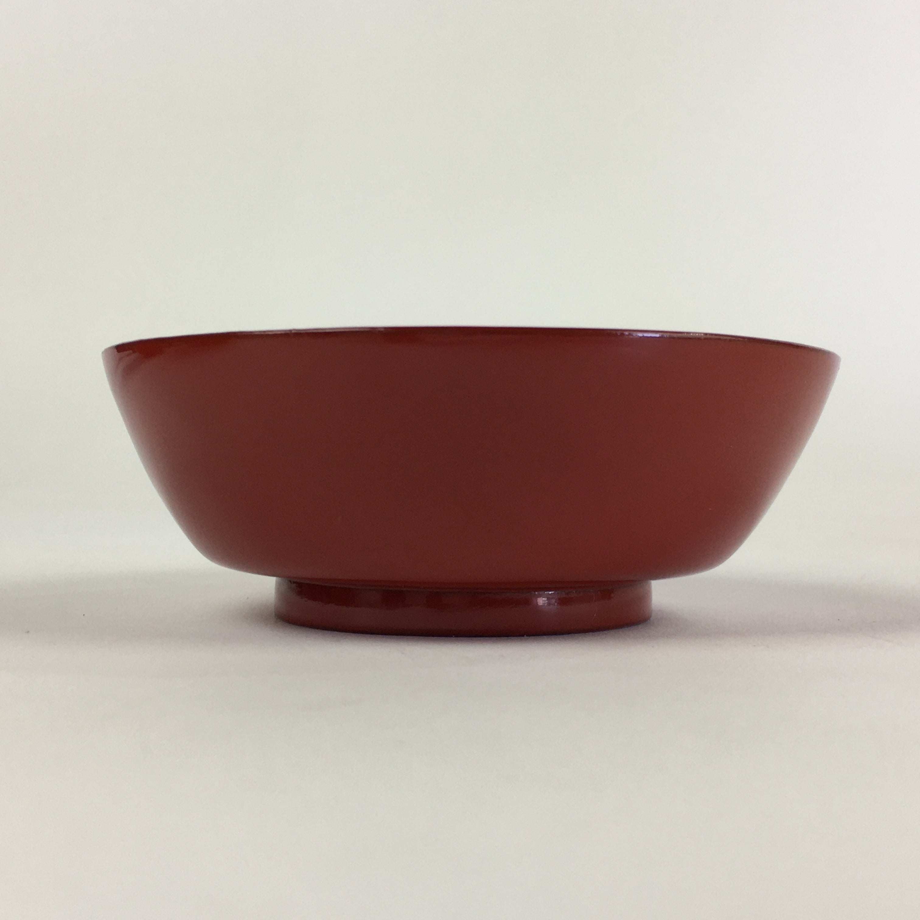 Japanese Wooden Lacquerware Small Bowl Vtg Urushinuri Red Kobachi UR768