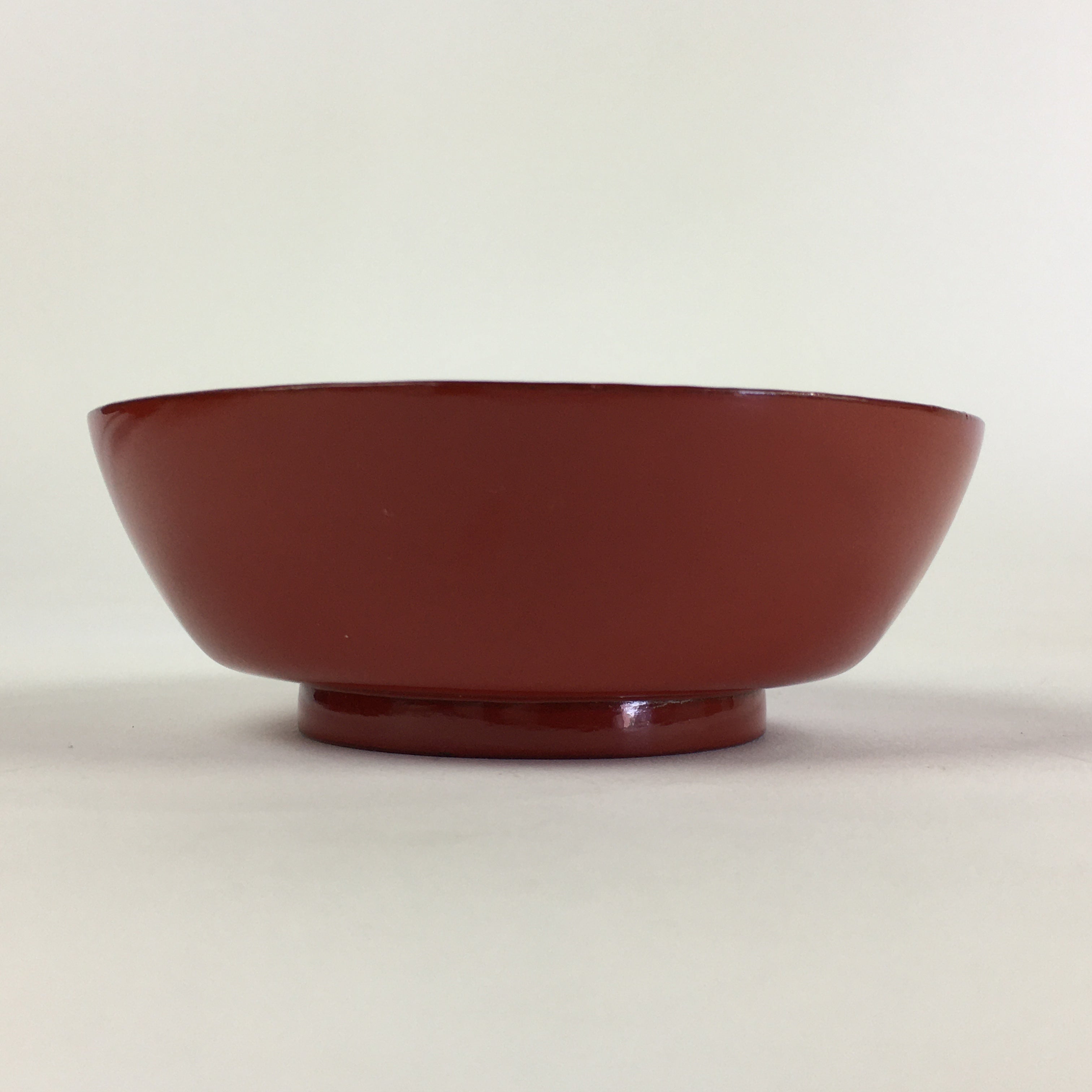 Japanese Wooden Lacquerware Small Bowl Vtg Urushinuri Red Kobachi UR768