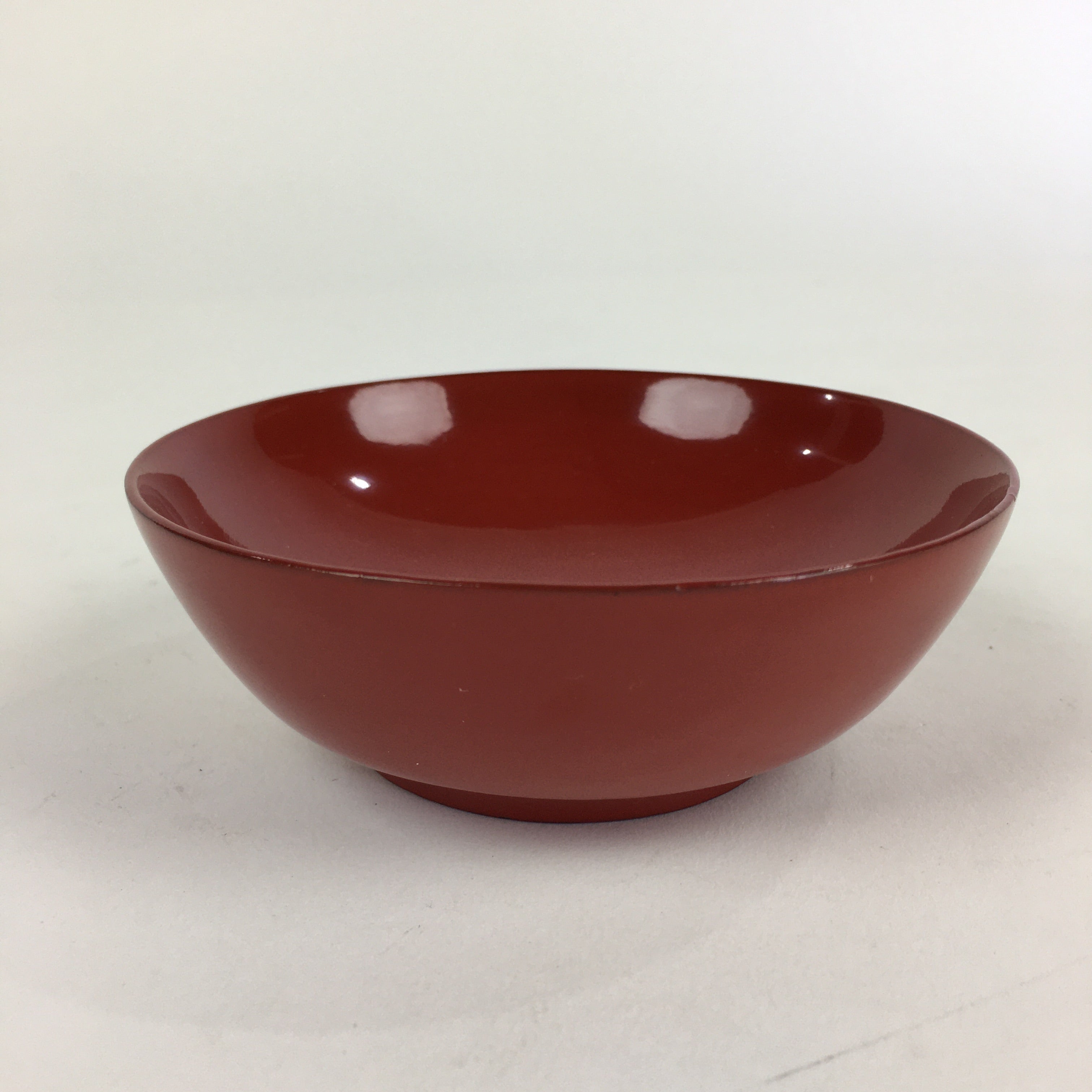 Japanese Wooden Lacquerware Small Bowl Vtg Urushinuri Red Kobachi UR768