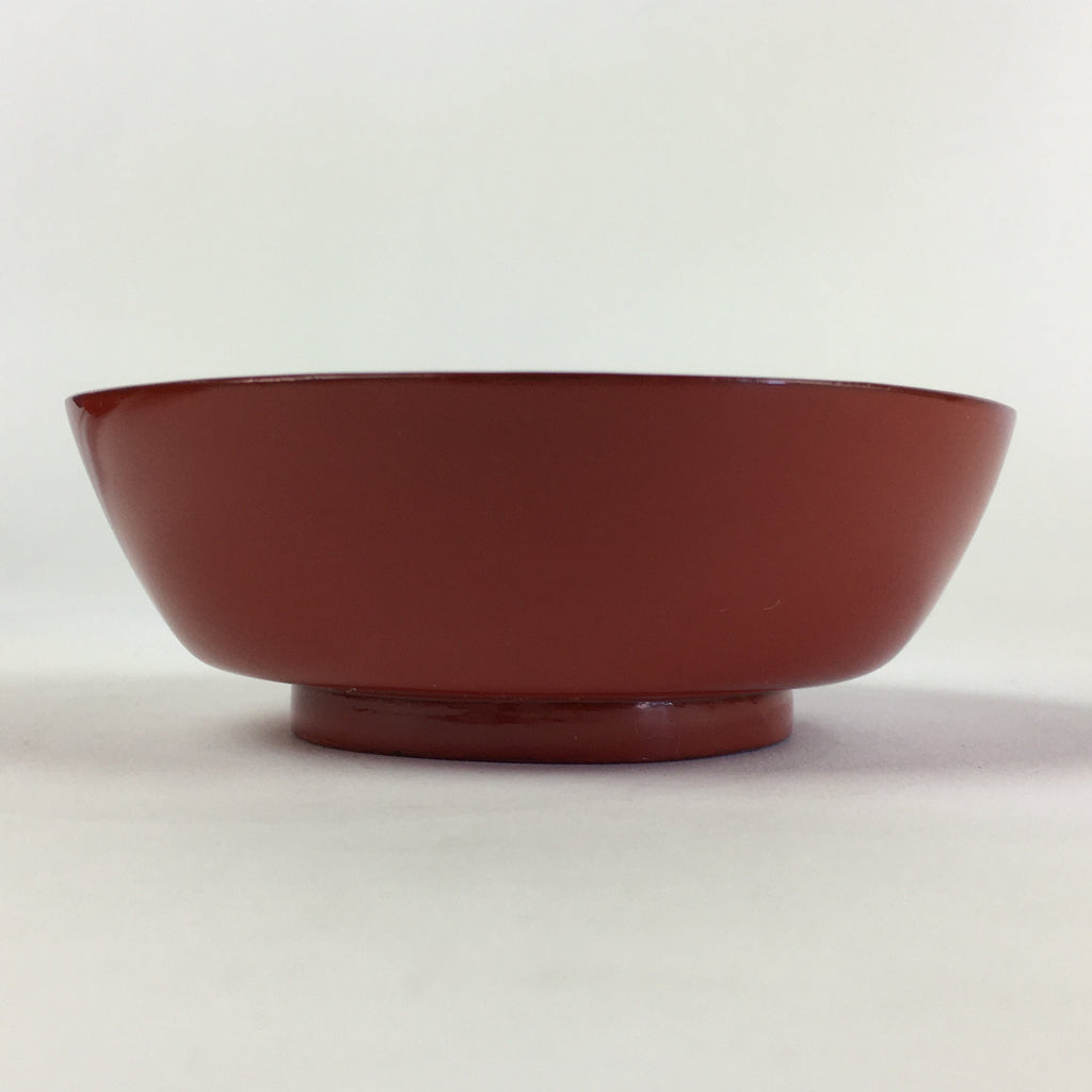 Japanese Wooden Lacquerware Small Bowl Vtg Urushinuri Red Kobachi UR770