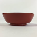 Japanese Wooden Lacquerware Small Bowl Vtg Urushinuri Red Kobachi UR770