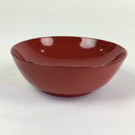 Japanese Wooden Lacquerware Small Bowl Vtg Urushinuri Red Kobachi UR770