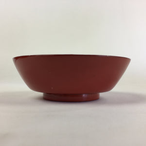 Japanese Wooden Lacquerware Small Bowl Vtg Urushinuri Red Kobachi UR771