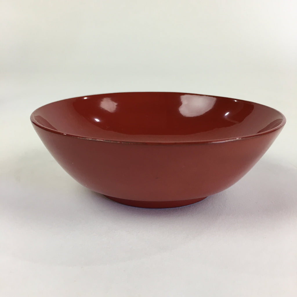 Japanese Wooden Lacquerware Small Bowl Vtg Urushinuri Red Kobachi UR771