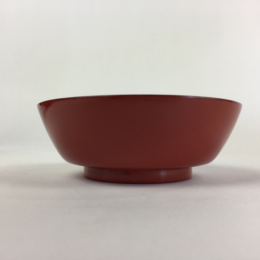Japanese Wooden Lacquerware Small Bowl Vtg Urushinuri Red Kobachi UR772