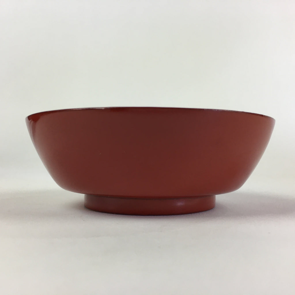 Japanese Wooden Lacquerware Small Bowl Vtg Urushinuri Red Kobachi UR772