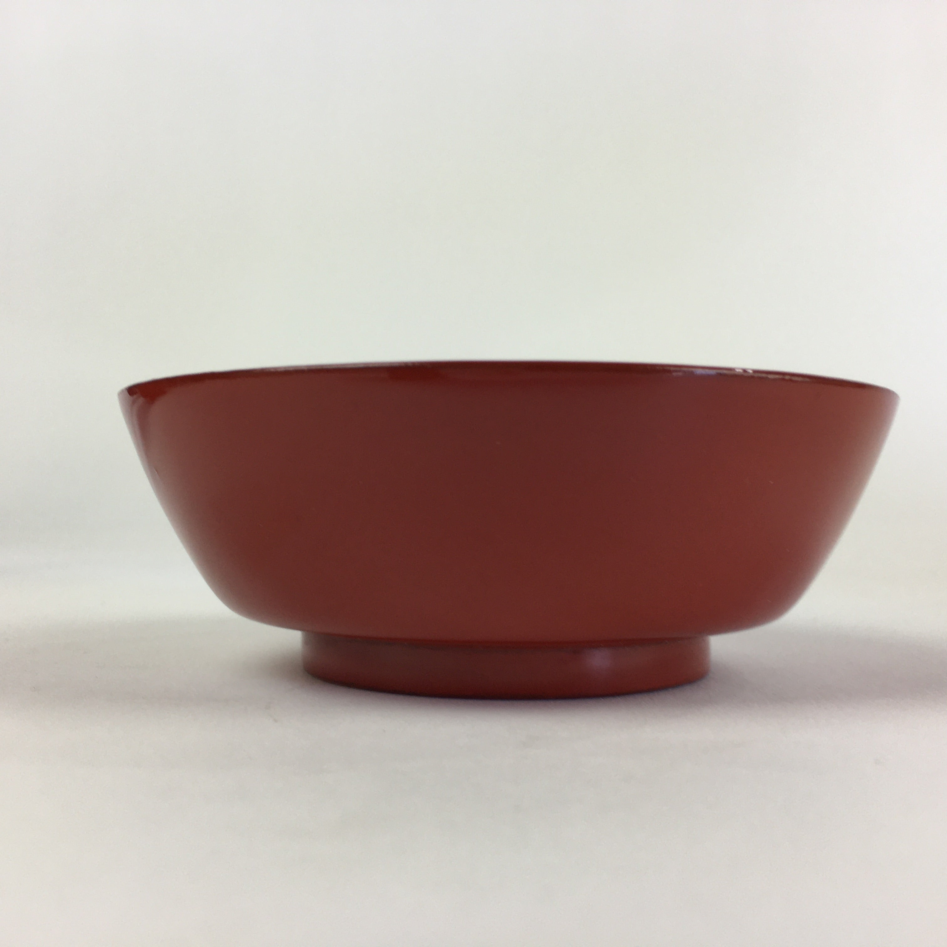 Japanese Wooden Lacquerware Small Bowl Vtg Urushinuri Red Kobachi UR772