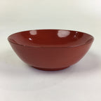 Japanese Wooden Lacquerware Small Bowl Vtg Urushinuri Red Kobachi UR772