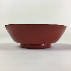 Japanese Wooden Lacquerware Small Bowl Vtg Urushinuri Red Kobachi UR773