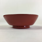 Japanese Wooden Lacquerware Small Bowl Vtg Urushinuri Red Kobachi UR773