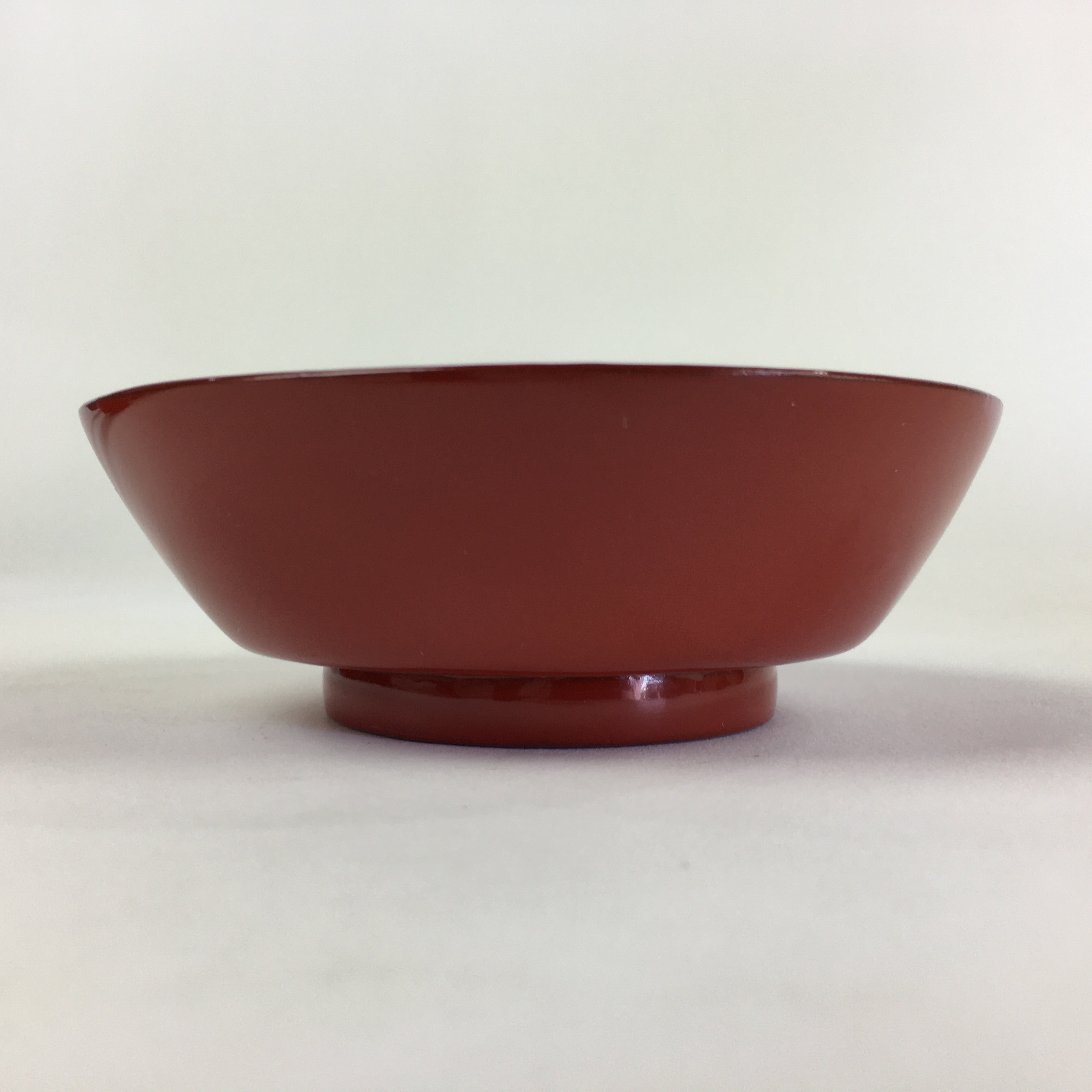 Japanese Wooden Lacquerware Small Bowl Vtg Urushinuri Red Kobachi UR773