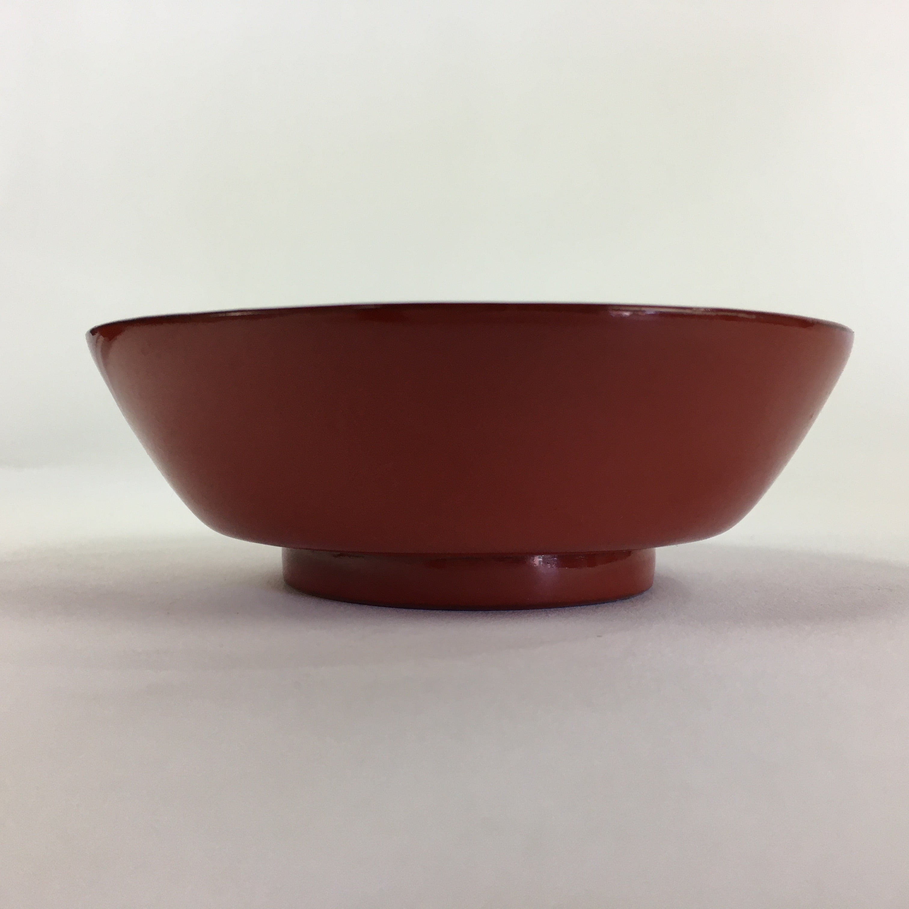 Japanese Wooden Lacquerware Small Bowl Vtg Urushinuri Red Kobachi UR774