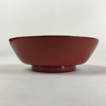 Japanese Wooden Lacquerware Small Bowl Vtg Urushinuri Red Kobachi UR774