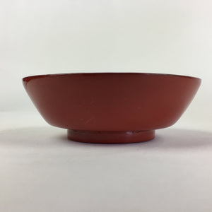 Japanese Wooden Lacquerware Small Bowl Vtg Urushinuri Red Kobachi UR774