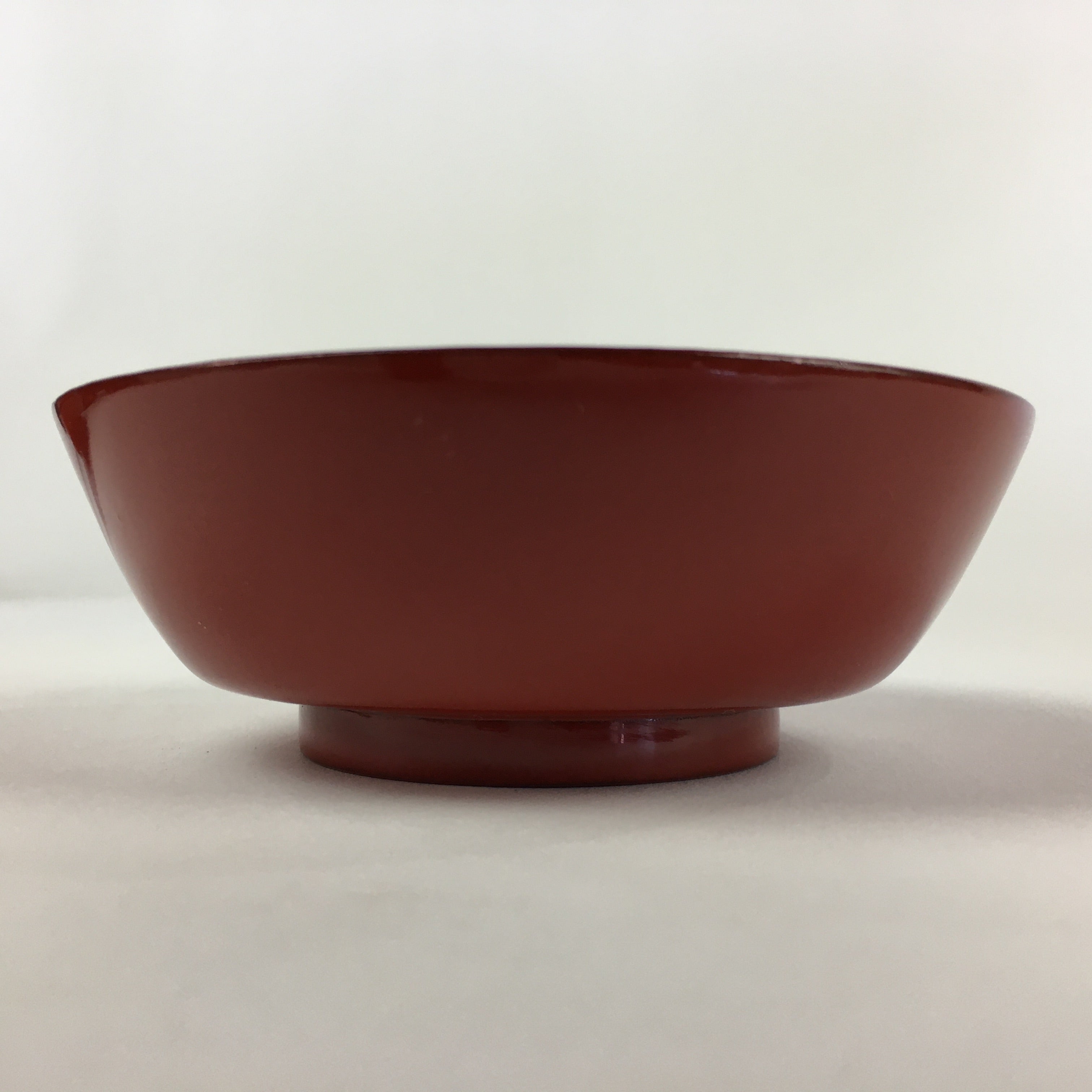 Japanese Wooden Lacquerware Small Bowl Vtg Urushinuri Red Kobachi UR775