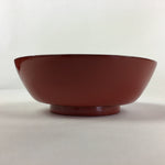 Japanese Wooden Lacquerware Small Bowl Vtg Urushinuri Red Kobachi UR775