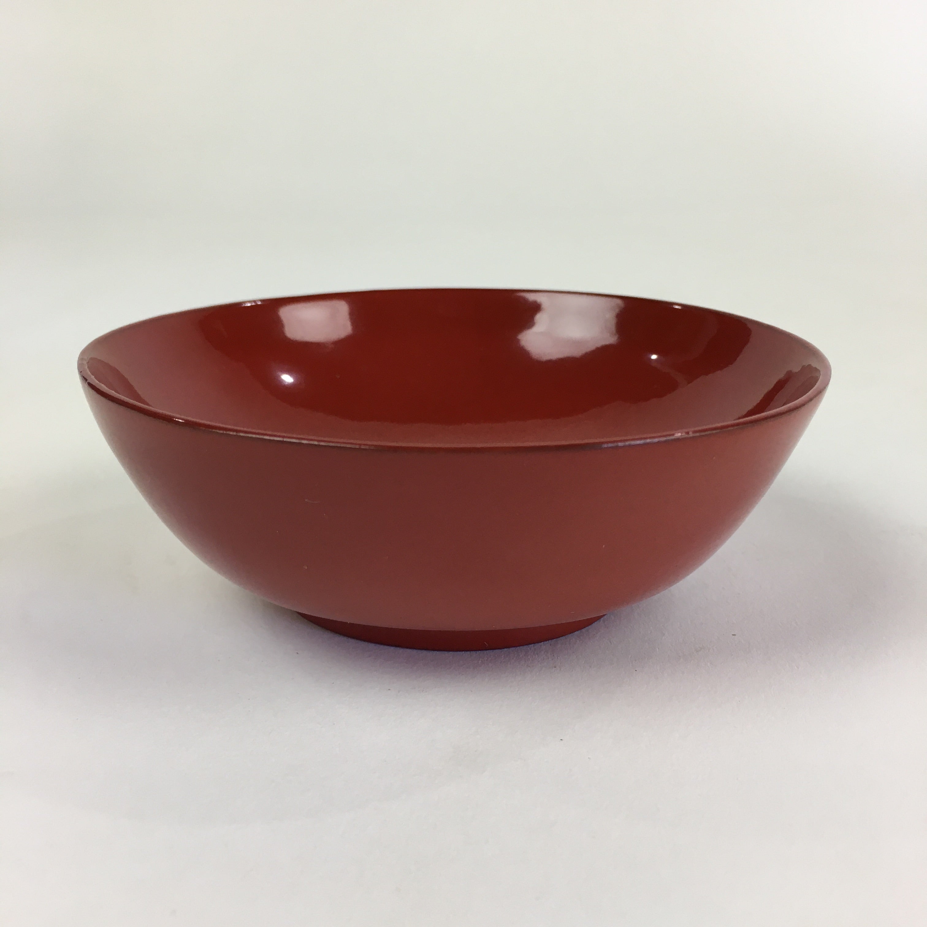 Japanese Wooden Lacquerware Small Bowl Vtg Urushinuri Red Kobachi UR775