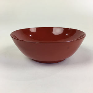 Japanese Wooden Lacquerware Small Bowl Vtg Urushinuri Red Kobachi UR776