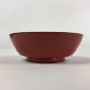 Japanese Wooden Lacquerware Small Bowl Vtg Urushinuri Red Kobachi UR776