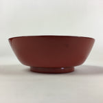 Japanese Wooden Lacquerware Small Bowl Vtg Urushinuri Red Kobachi UR776