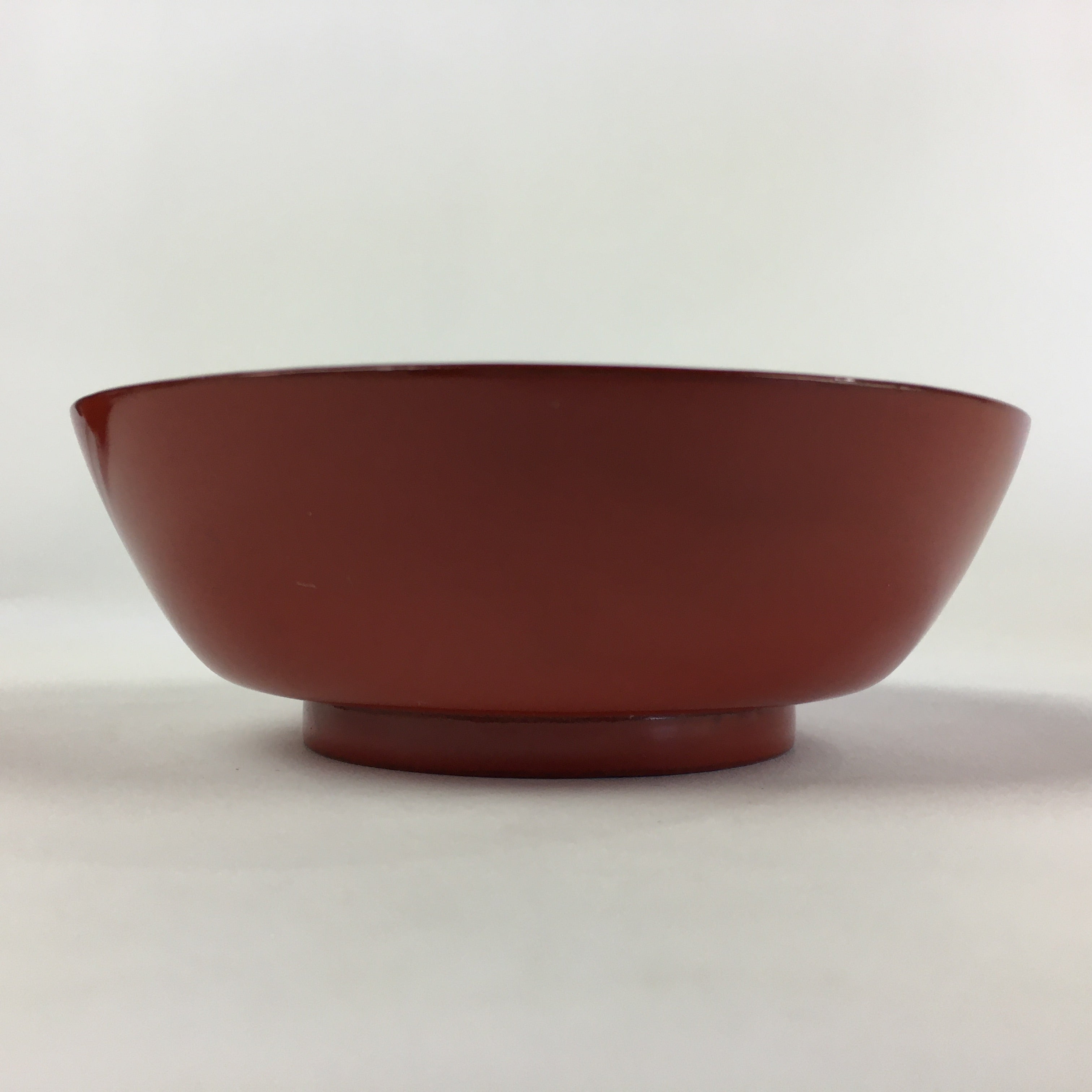 Japanese Wooden Lacquerware Small Bowl Vtg Urushinuri Red Kobachi UR776